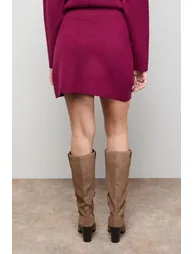 Knitted Mini Skirt - 2