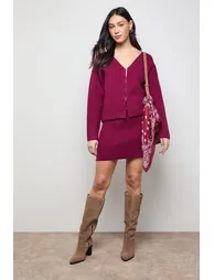 Knitted Mini Skirt
