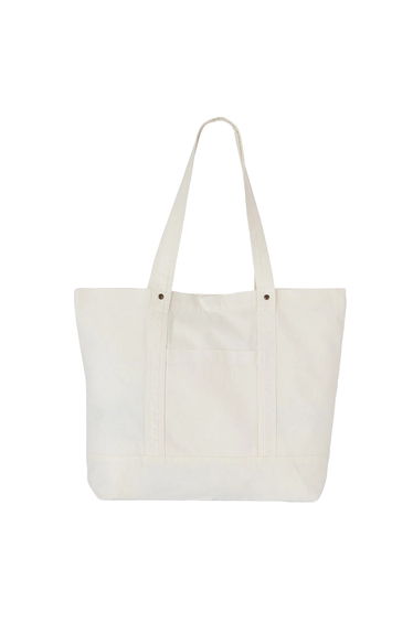 Kimood Cotton Washed Tote Bag - Ivory