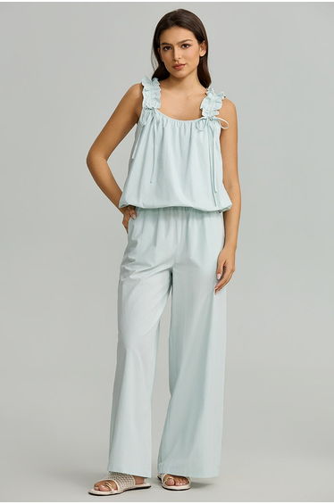 Wide Leg Drawstring Pants