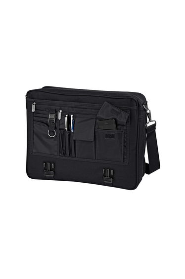 Quadra Portfolio Briefcase Bag - 12 Litres (Pack of 2) - Black