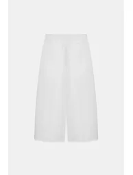 Dilvin High-Waist Wide-Leg Crepe Trousers - 5