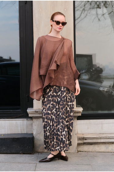 Brown Blouse