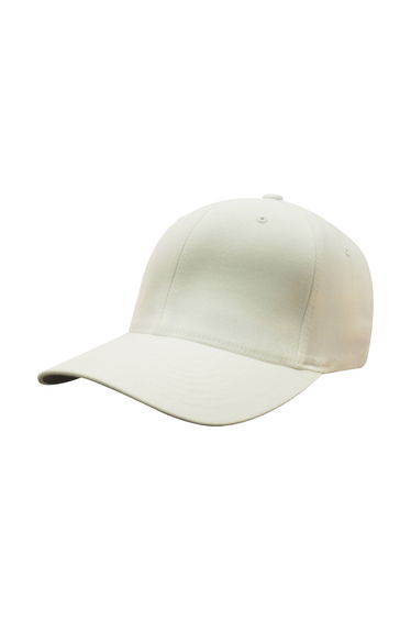Yupoong Mens Flexfit Fitted Baseball Cap - White