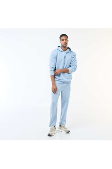 French Terry Hoodie BLUE