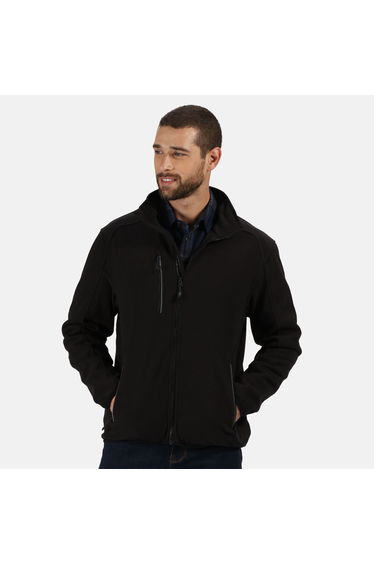 Regatta Mens Omicron III Waterproof Fleece Jacket - Black