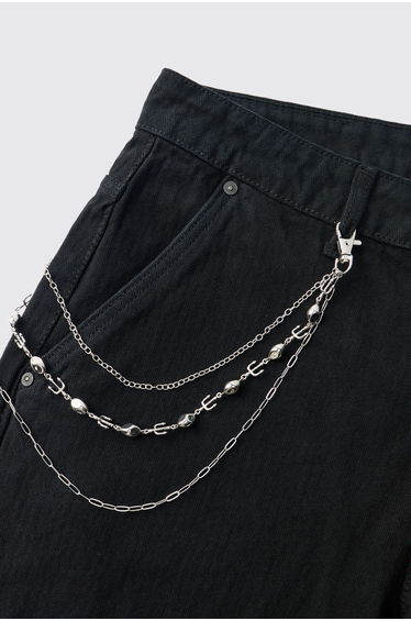Tribal Jean Chain - silver