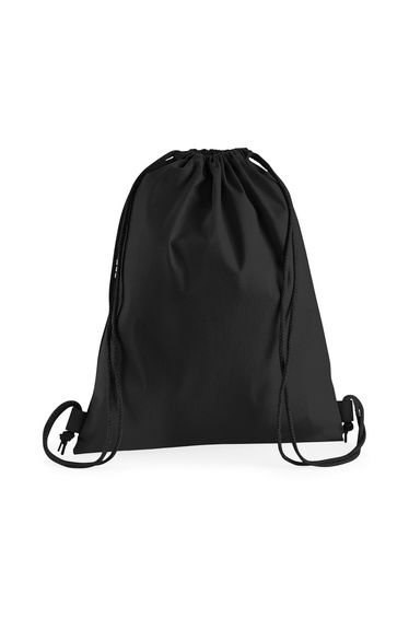 Westford Mill Premium Cotton Drawstring Bag - Black