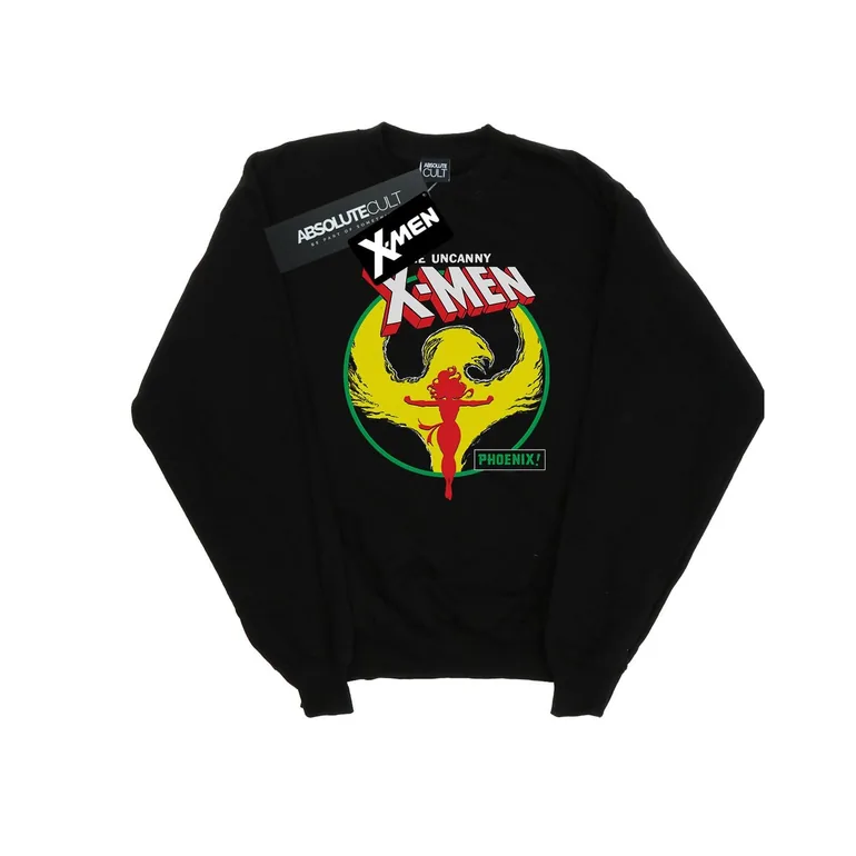 Marvel Mens X-Men Phoenix Circle Sweatshirt - Black - 1