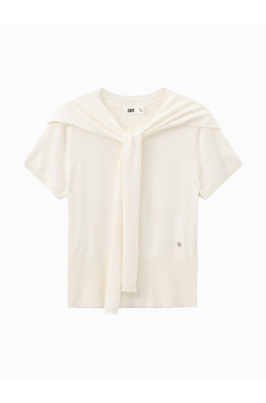 Women's Knit Top With Shoulder Detail