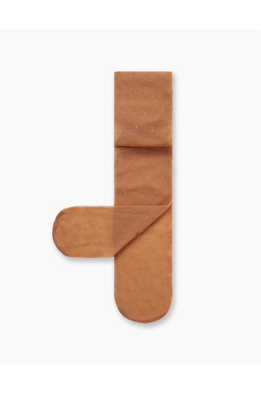 Tights with Polka Dot Pattern for Girls, Transparent