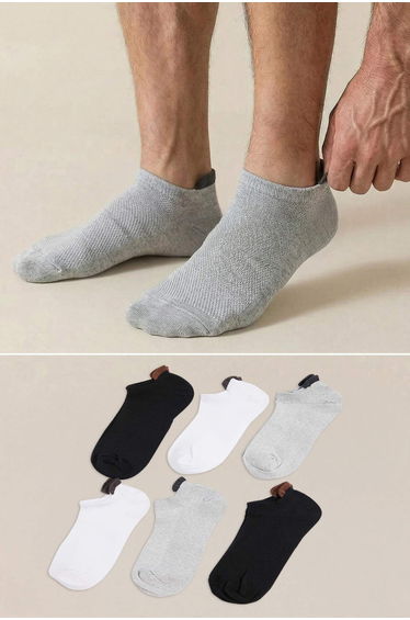 Multi Color 6-Pack Socks