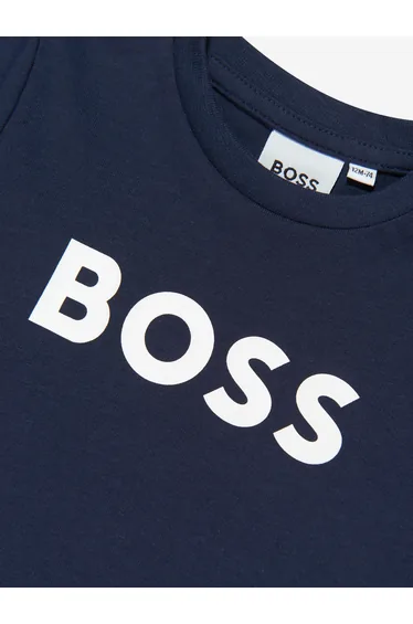 Baby Boys Logo T-Shirt In Navy