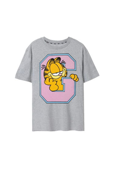 Garfield Mens Collegiate Marl T-Shirt - Grey