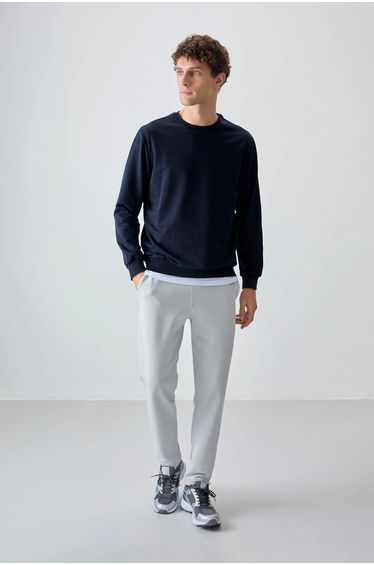 TOMMY Men's Plain Crew Neck Sweatshirt