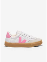 Veja Girls Small Volley Trainers in White
