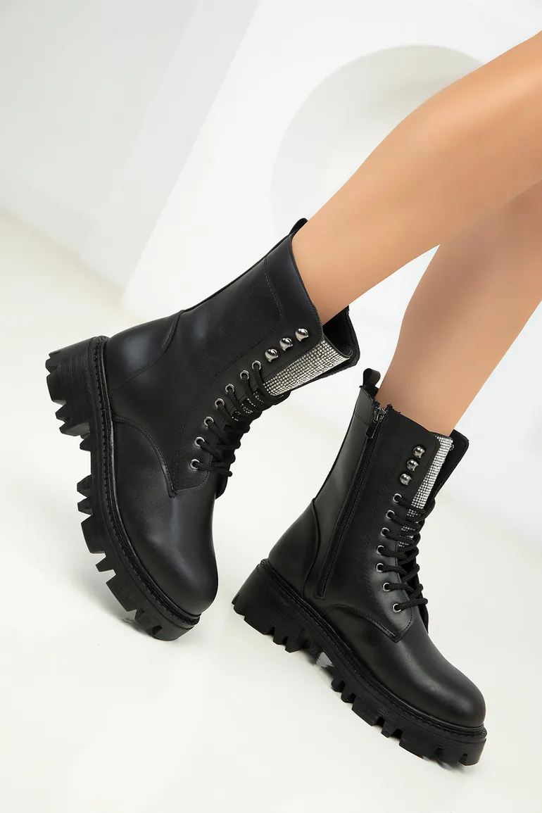 Black Women's Boots & Booties - 4