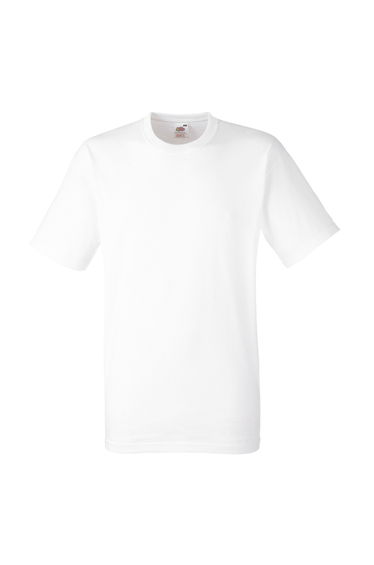 Fruit Of The Loom Mens Heavy Weight Belcoro® Cotton Short Sleeve T-Shirt - White