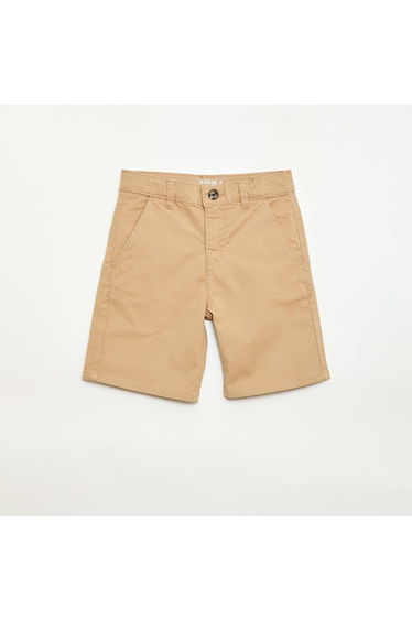 Twill Chino Bermuda Shorts BEIGE