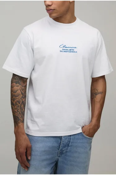 Relaxed Heavyweight L'homme T-shirt - white