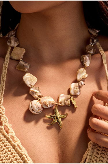 Starfish Charm Necklace