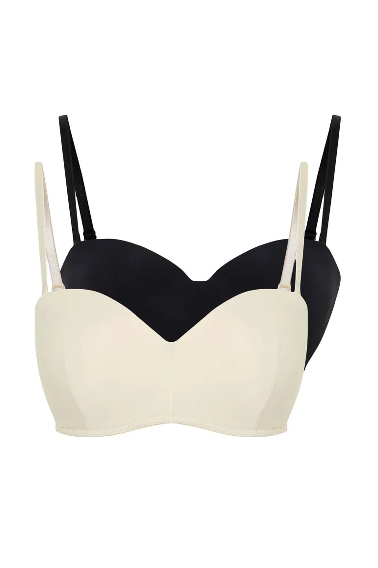Bra - Black - Plain - 6