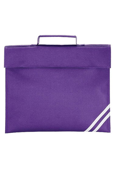 Quadra Classic Book Bag - 5 Litres (Pack of 2) - Purple