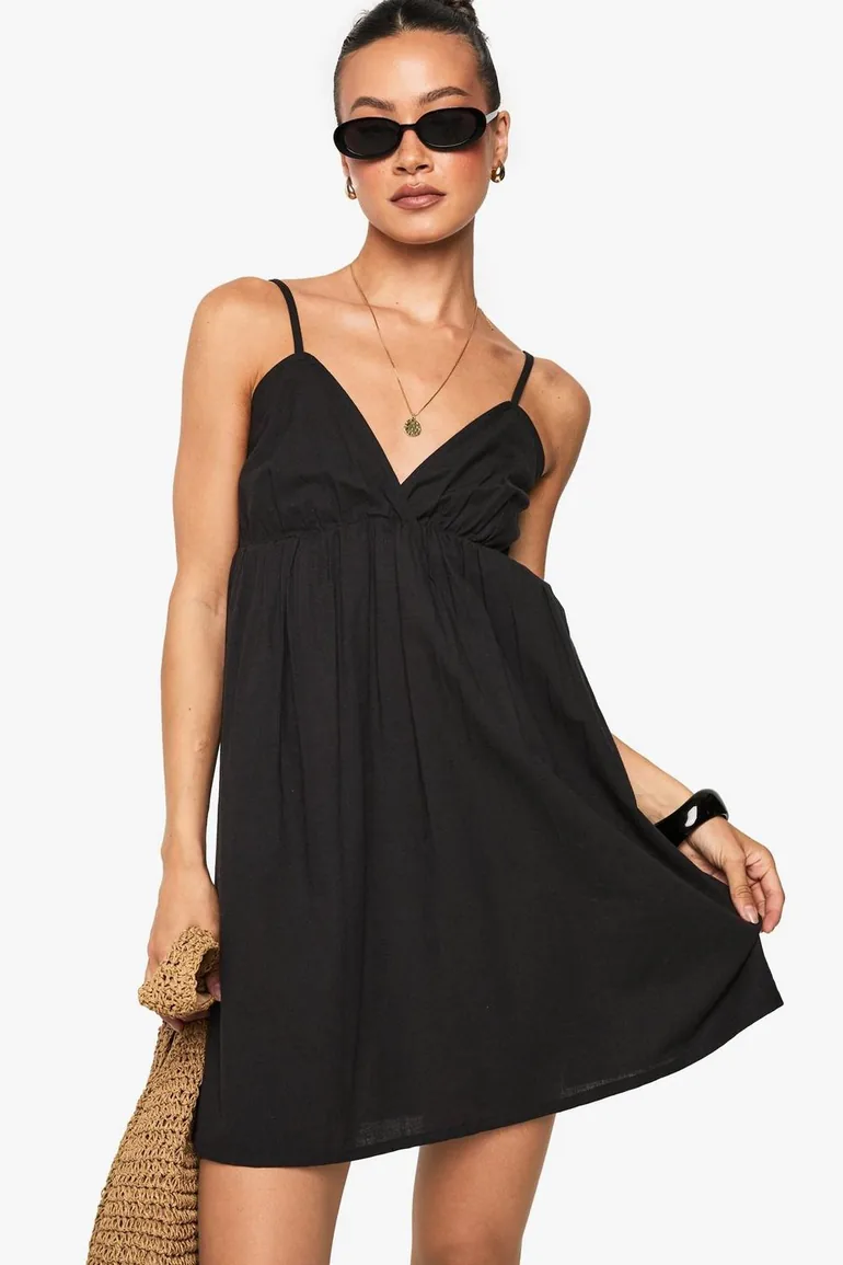 black sweater dress long Never Impossible Ribbed Midi Sweater Dress - Black main image 1