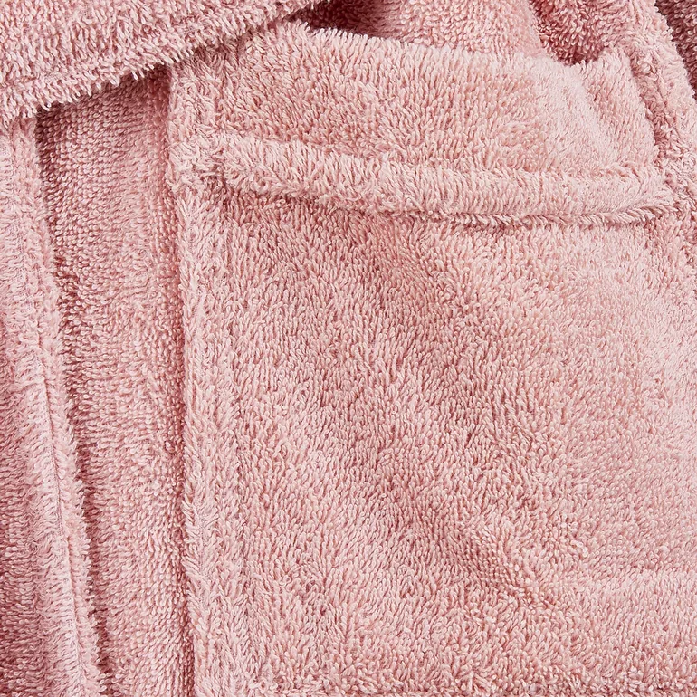 Cotton Shawl Collar Towelling Bathrobe - 7