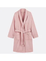 Cotton Shawl Collar Towelling Bathrobe - 5