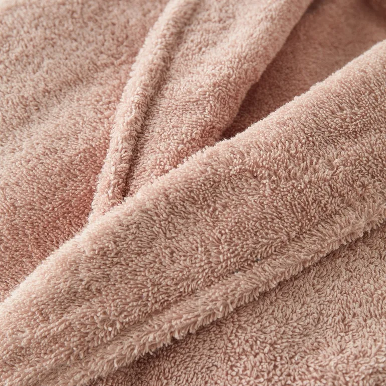 Cotton Shawl Collar Towelling Bathrobe - 2