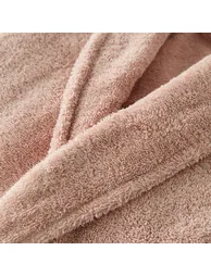 Cotton Shawl Collar Towelling Bathrobe - 2