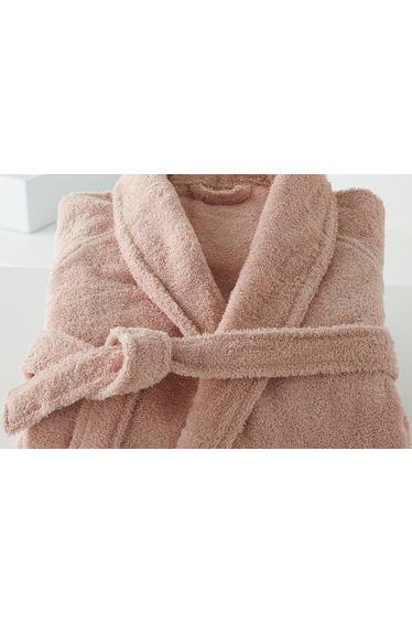 Cotton Shawl Collar Towelling Bathrobe