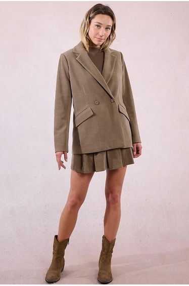 Velour Blazer