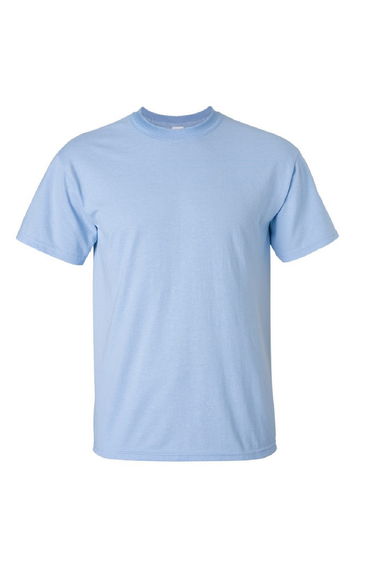 Gildan Mens Ultra Cotton Short Sleeve T-Shirt - Light Blue