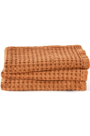 Set of 3 Tifli 100% Honeycomb Cotton Towels