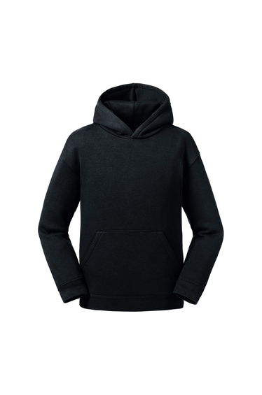 Russell Childrens/Kids Authentic Hooded Sweatshirt - Black