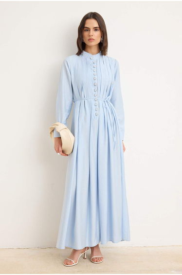 Multi-Colored Woven Dress&Jumpsuit Hijab Dress
