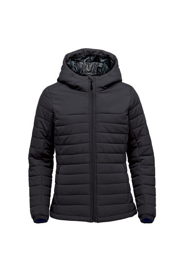 Stormtech Womens/Ladies Nautilus Quilted Hooded Jacket - Black