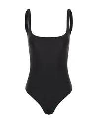 Swimsuit - Black - Plain - 4