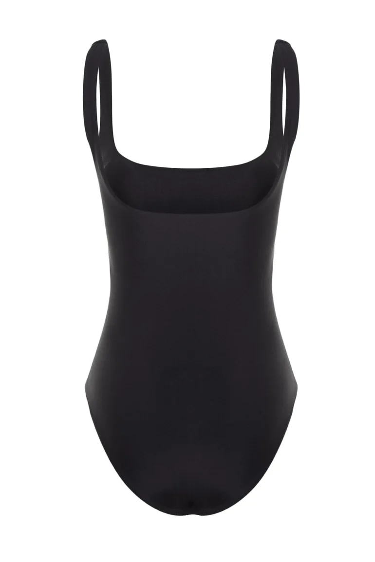 Swimsuit - Black - Plain - 5
