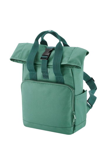 Bagbase Mini Recycled Twin Handle Backpack - Sage Green