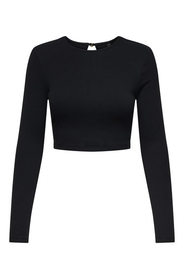 ONLRENE LIFE L/S OPEN BACK HEART TOP JRS