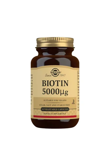 Solgar Biotin 5000mcg 50 Tablets