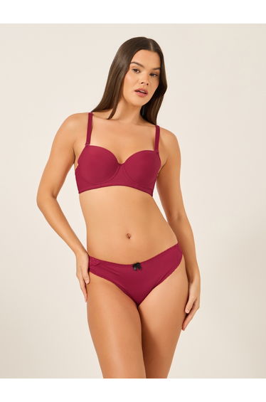 Solid Padded Wired Push Up Bra