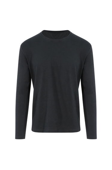 Ecologie Mens Erawan Organic Long-Sleeved T-Shirt - Jet Black