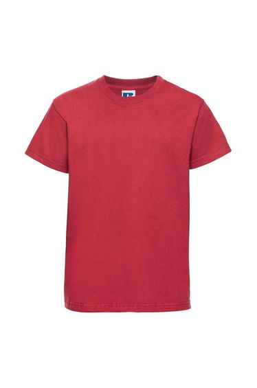 Jerzees Schoolgear Childrens/Kids Classic Plain Ringspun Cotton T-Shirt - Classic Red