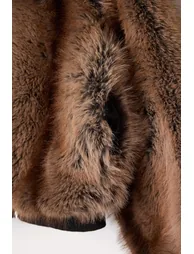 Brown Fur jacket - 8