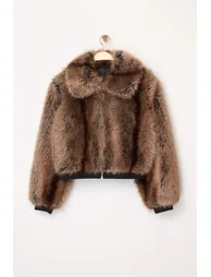 Brown Fur jacket - 7