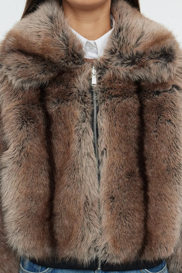 Brown Fur jacket - 2